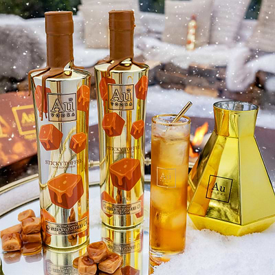Au Vodka Limited Edition Sticky Toffee 70cl