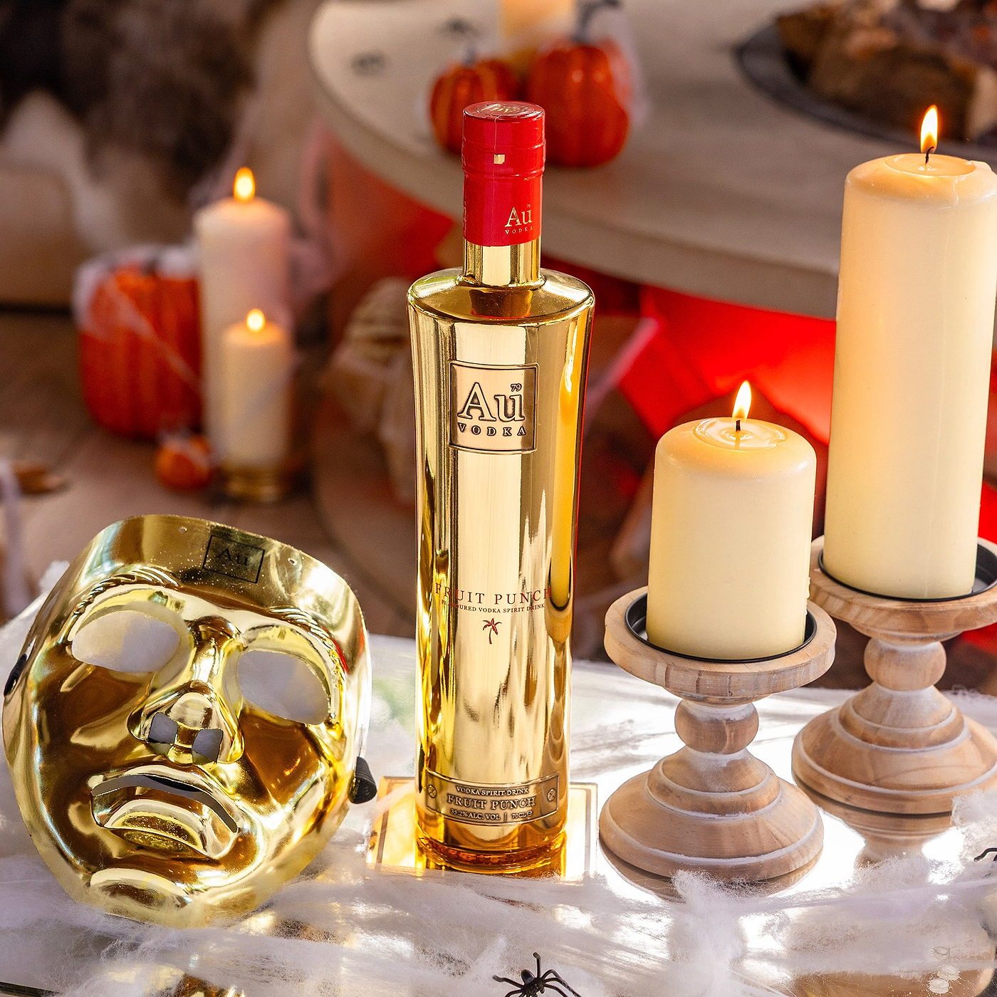 Au Vodka 70cl & Gold Mask