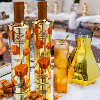 Au Vodka Limited Edition Wax Dipped Sticky Toffee 70cl