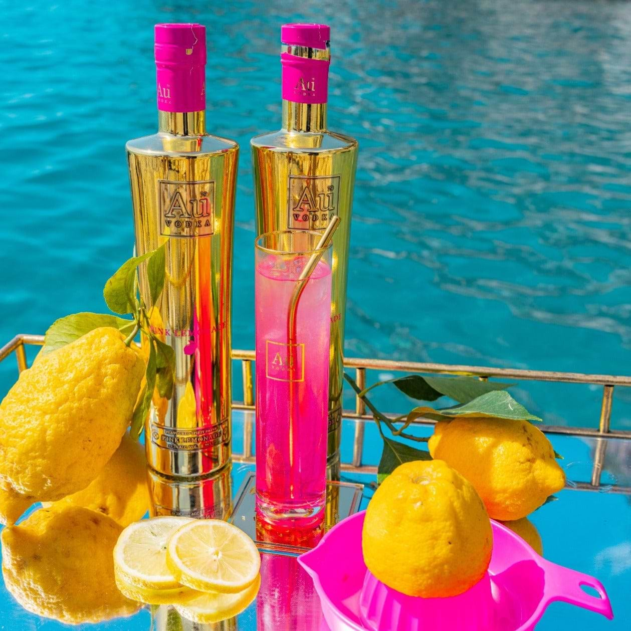 Au Vodka Pink Lemonade & FREE Lemon Squeezer - Au Vodka