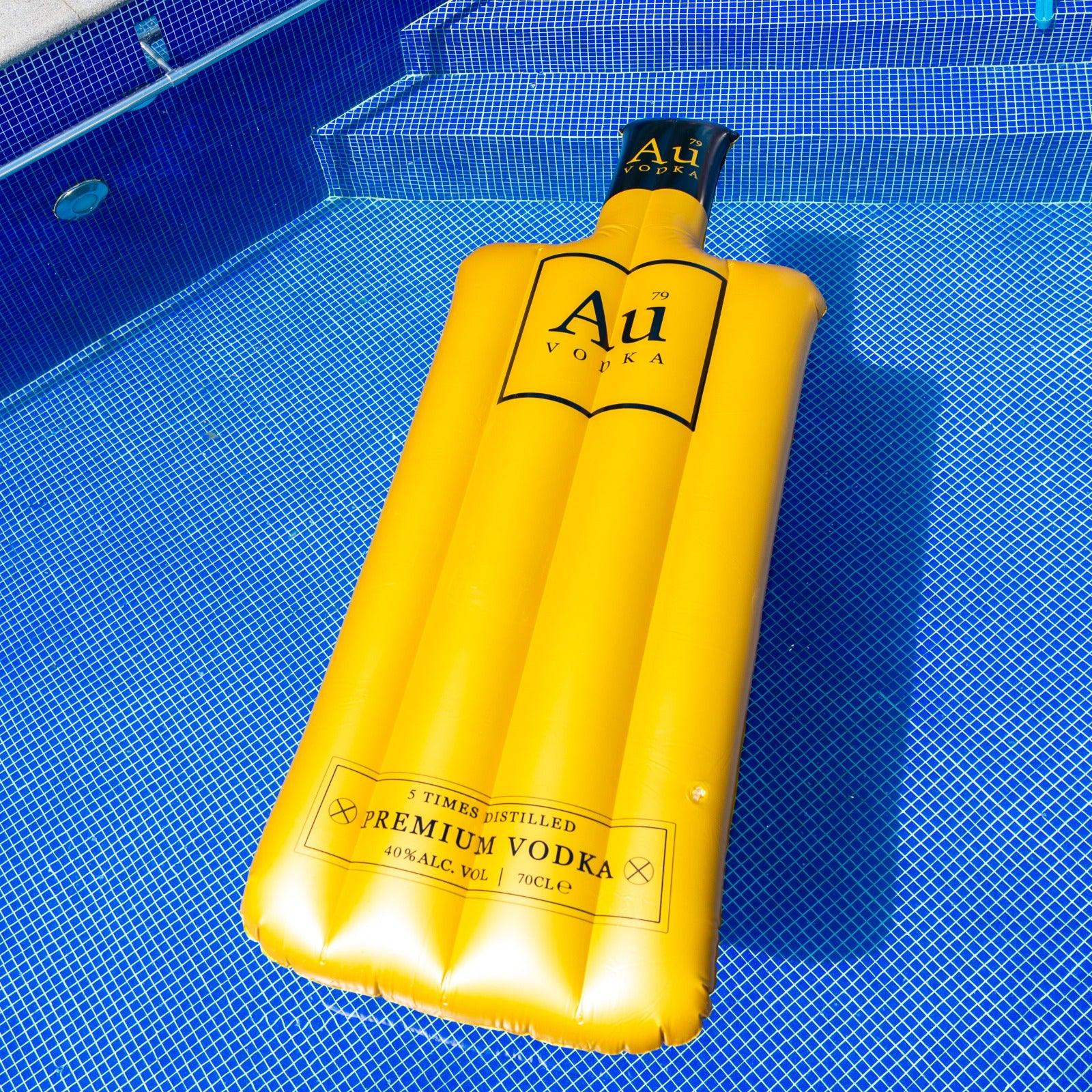 Gold Inflatable Lilo- Au Vodka