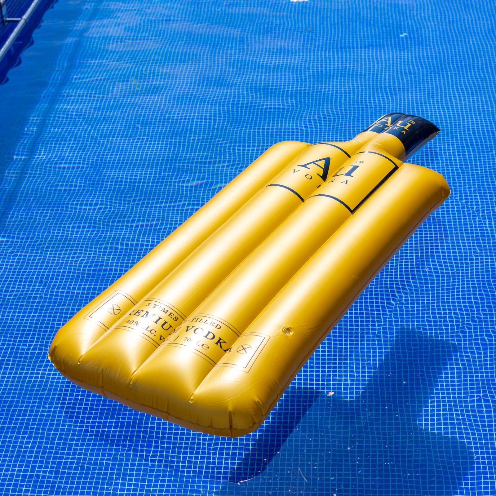 Lylo Inflatable Au Gold Inflatable Lilo – Au Vodka