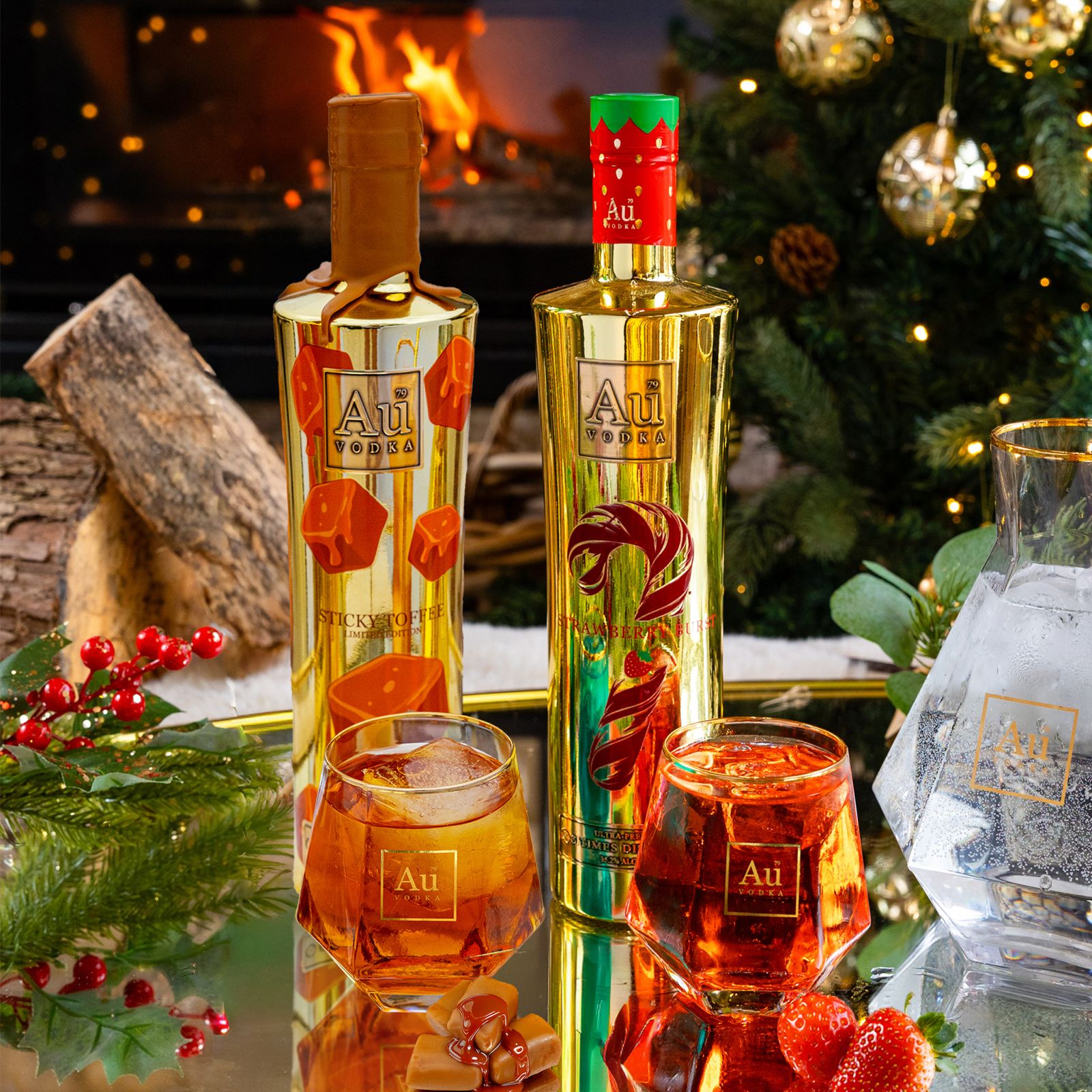 Au Vodka Festive Toffee Duo - 2 Bottles