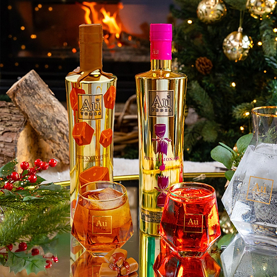 Au Vodka Festive Toffee Duo - 2 Bottles