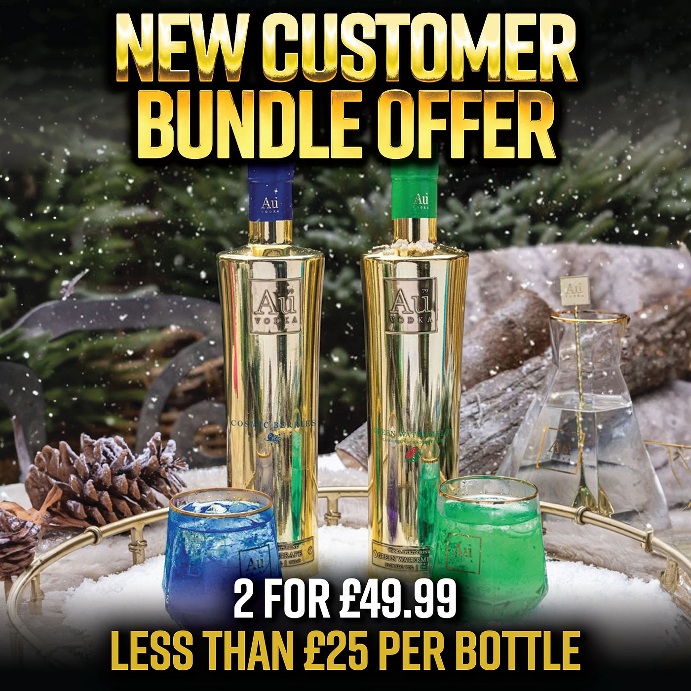 NEW Au Vodka Member Bundle