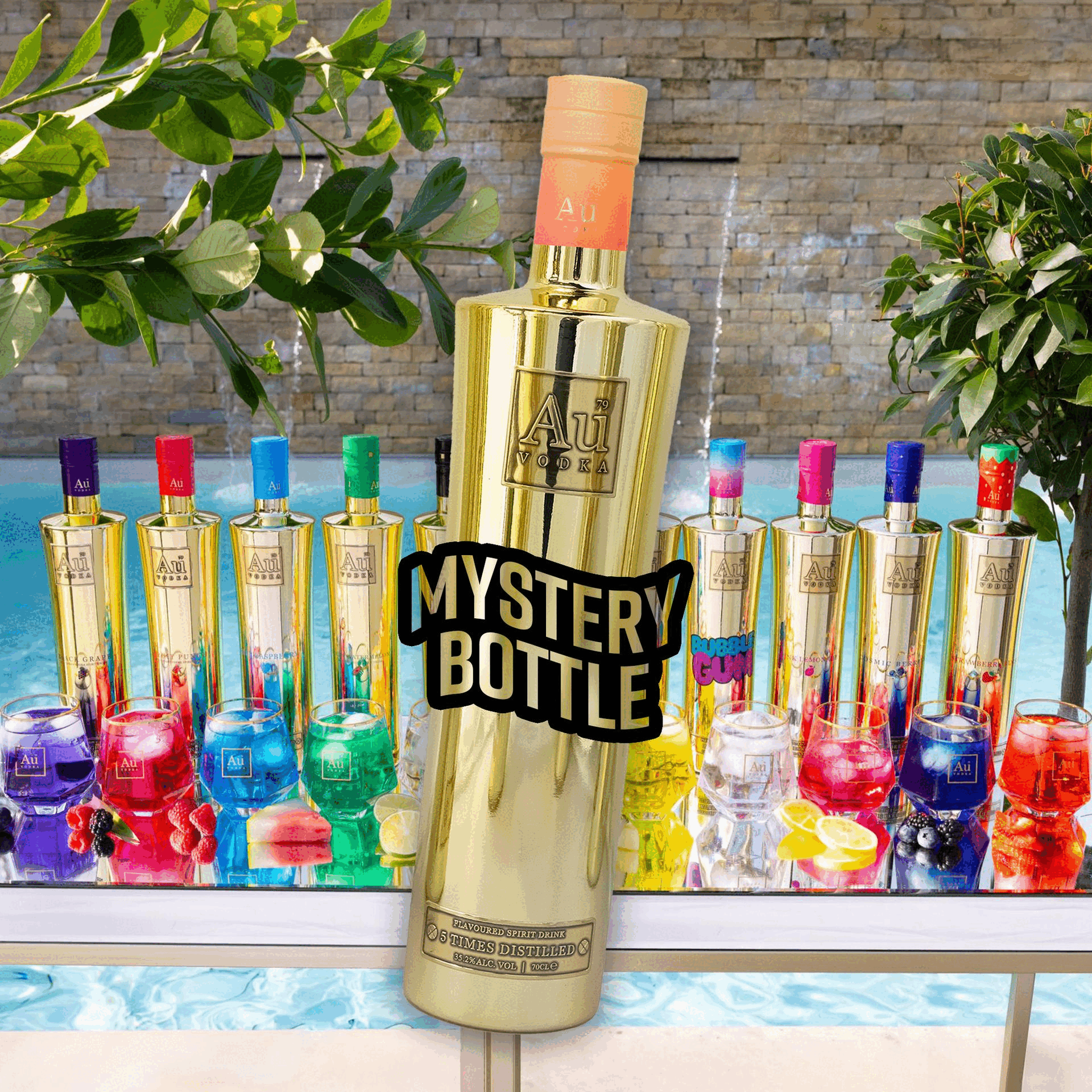 Au Vodka Mystery Bottle 70cl