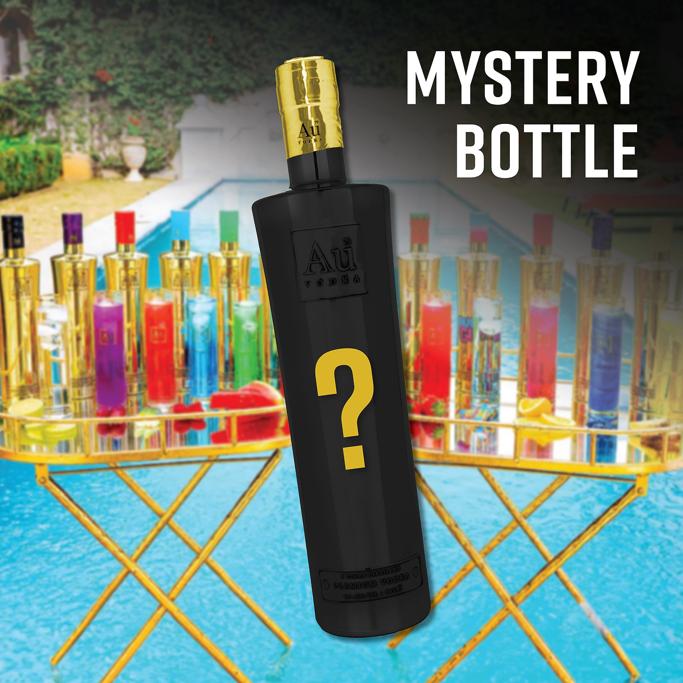 Au Vodka Mystery Bottle 70cl