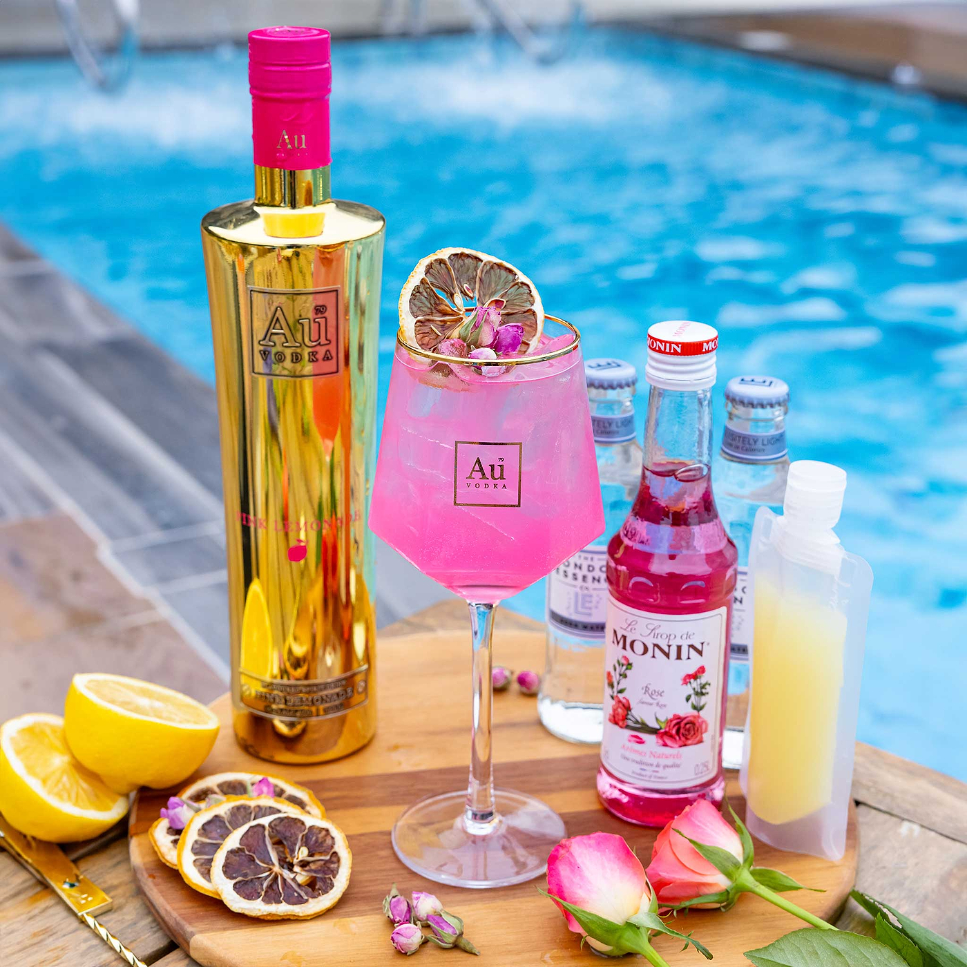 Au Vodka Pink Rose Lemonade Cocktail Kit