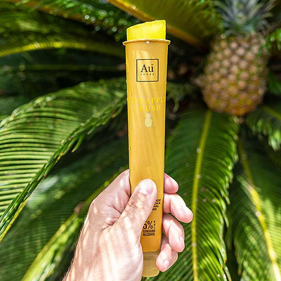 Au Vodka Pineapple Crush Ice Lollies