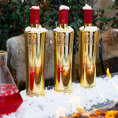 Au Vodka Red Cherry 70cl - Au Vodka