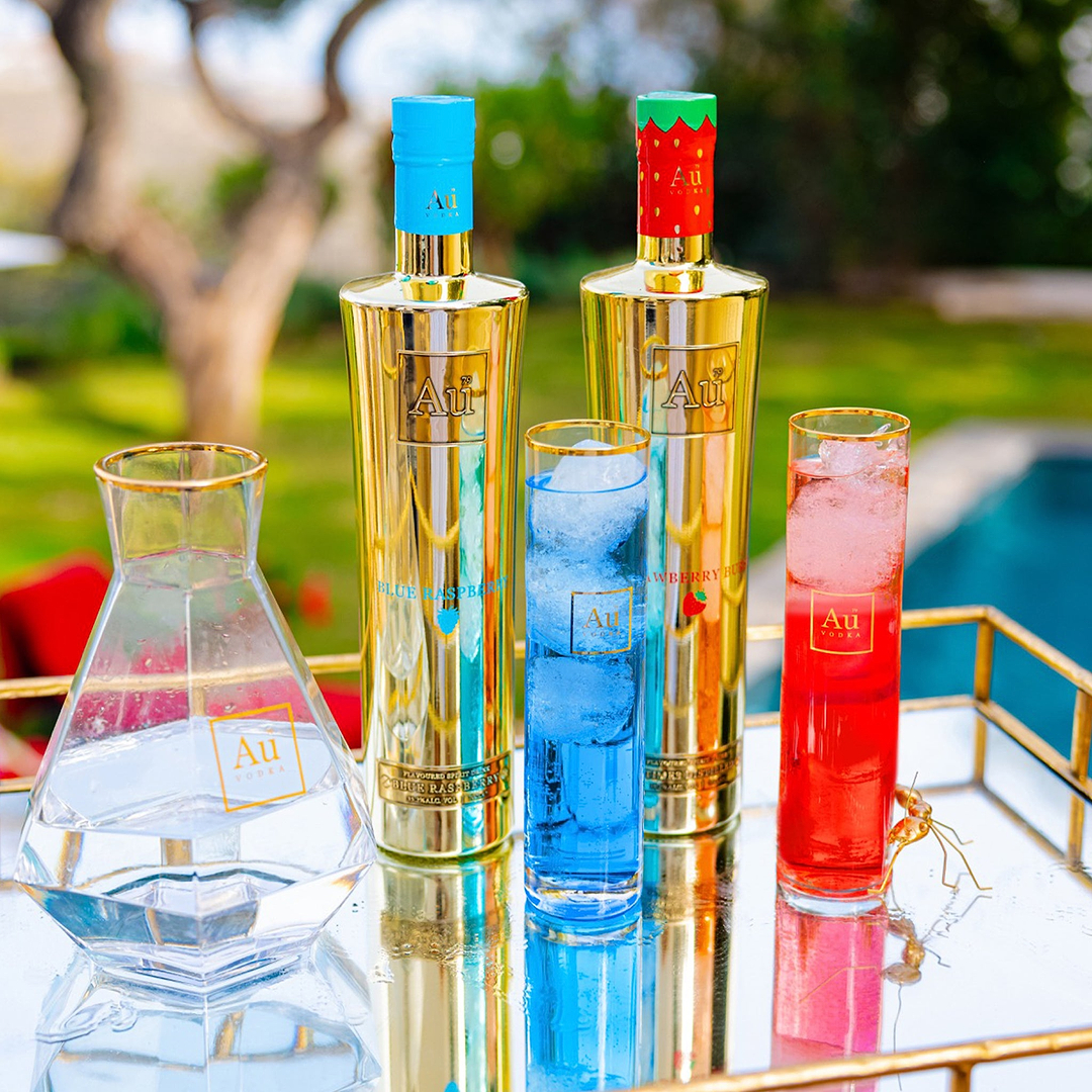 Au Vodka BR SB & Highrise Glass