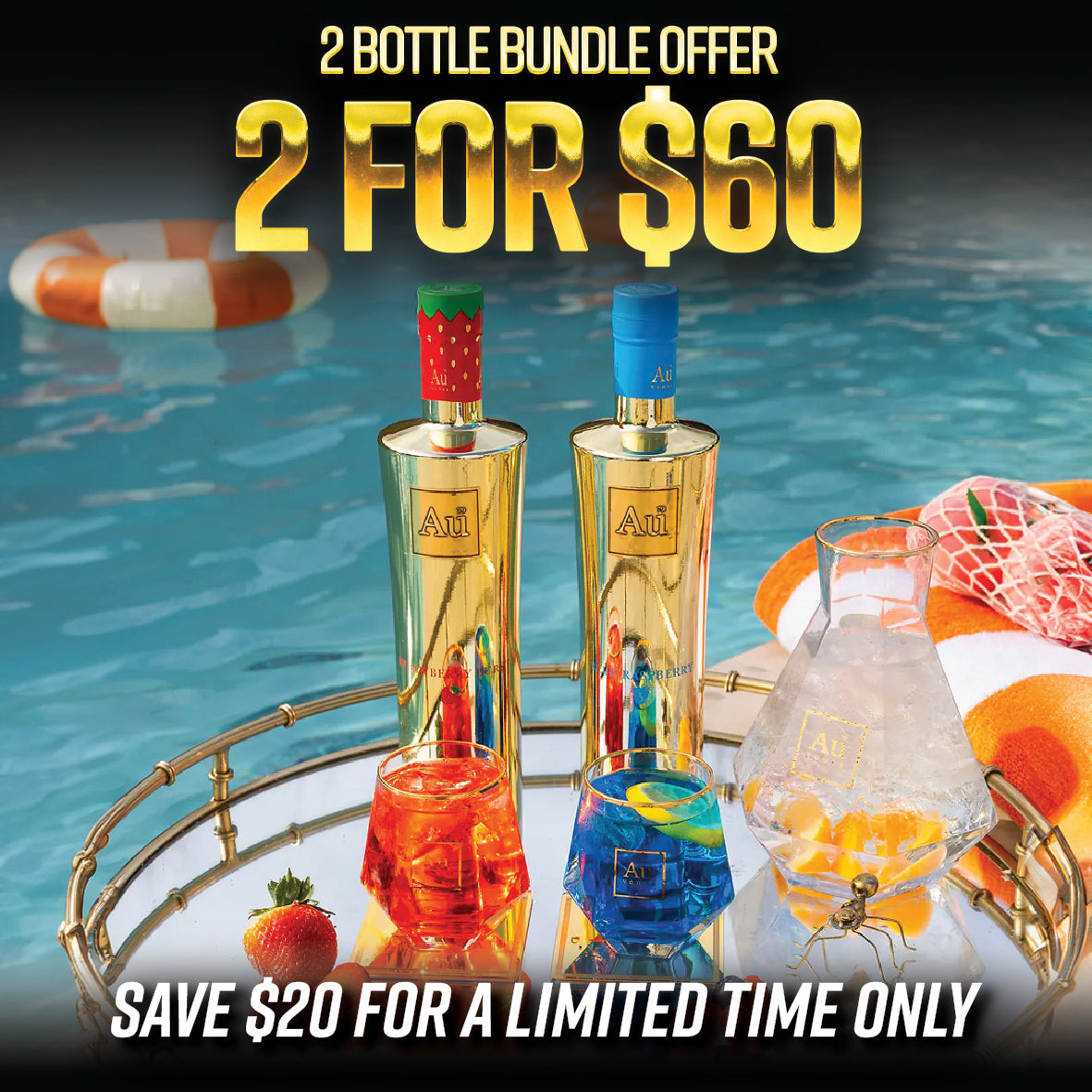 Au Vodka 4th July Combo