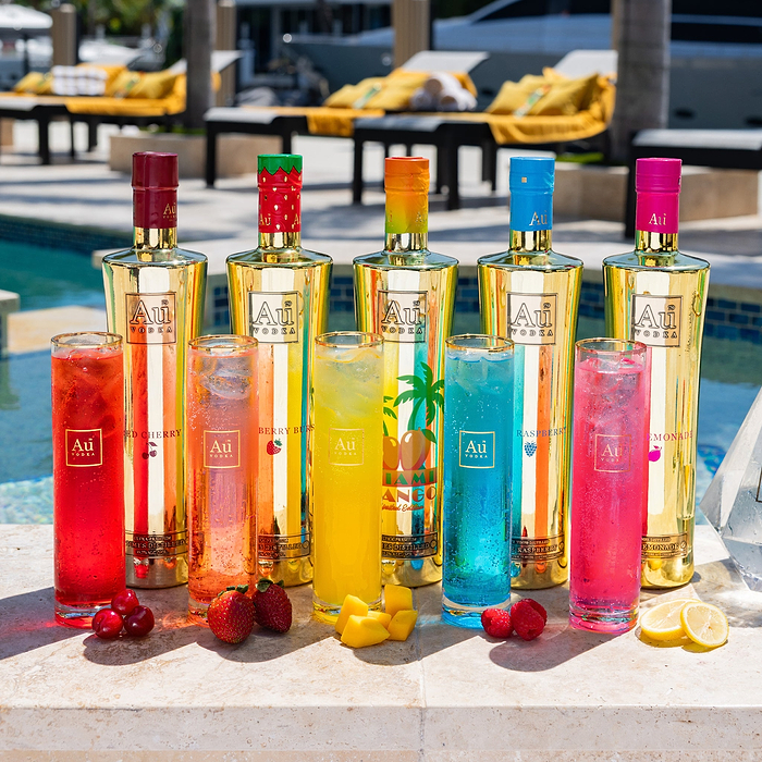 Au Vodka Summer Fruits Bundle - 5 Bottle
