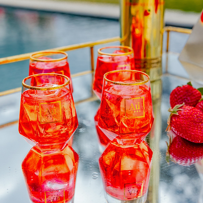 Au Mini Diamond Shot Glass