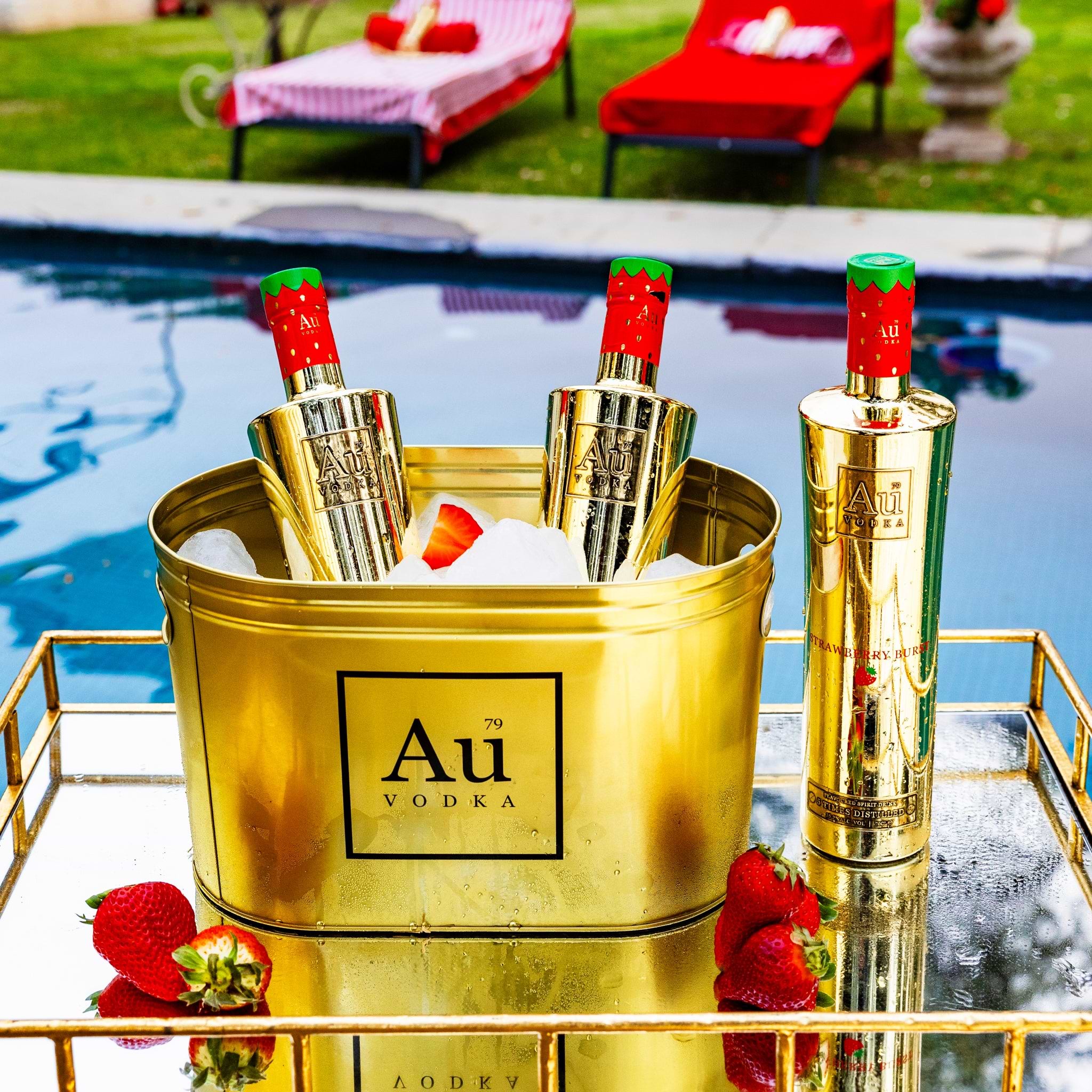 Gold Ice Bucket - Au Vodka USA – Au Vodka USA