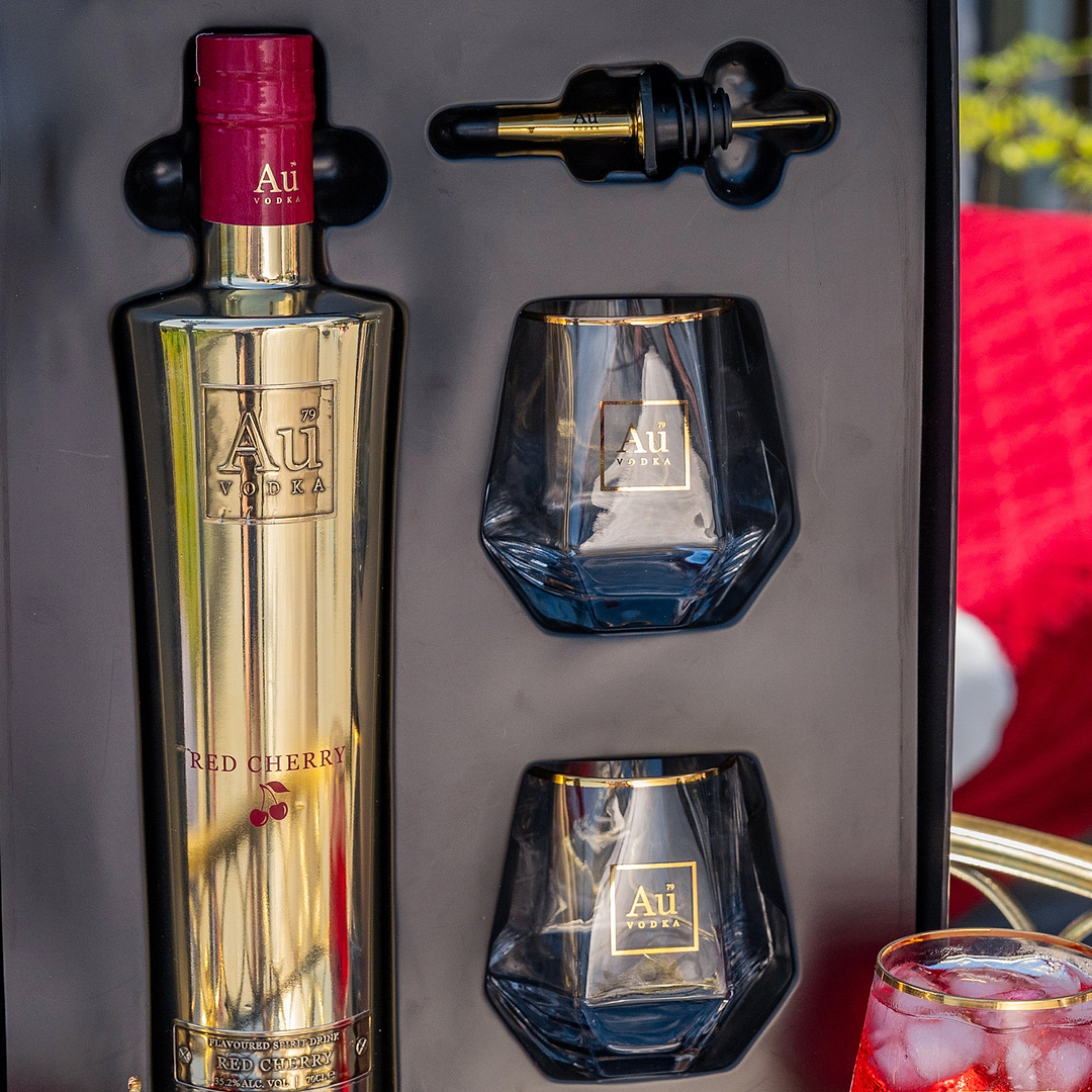 Au Vodka Red Cherry Gift Pack