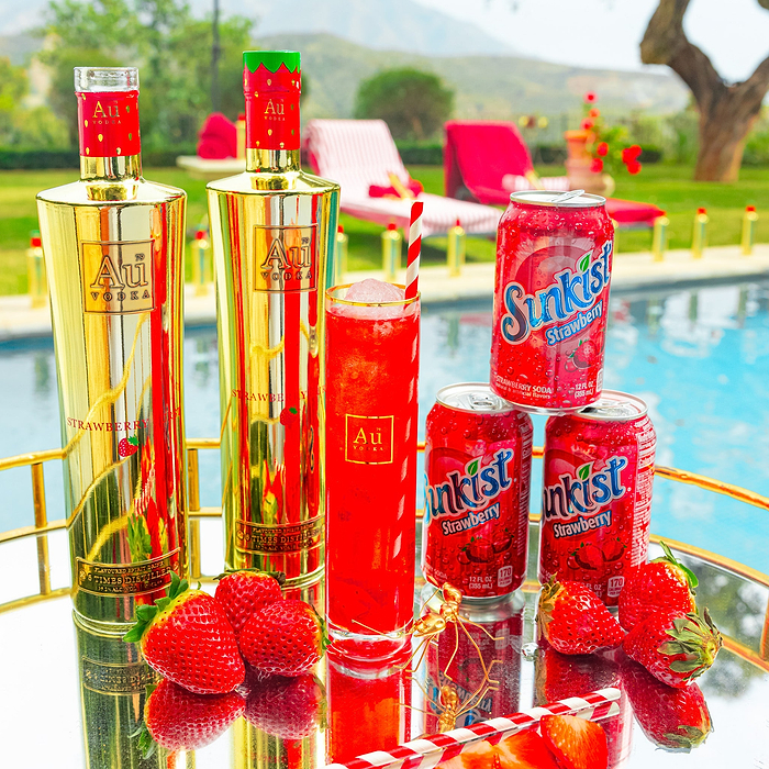 Au Vodka Strawberry Burst 750ml
