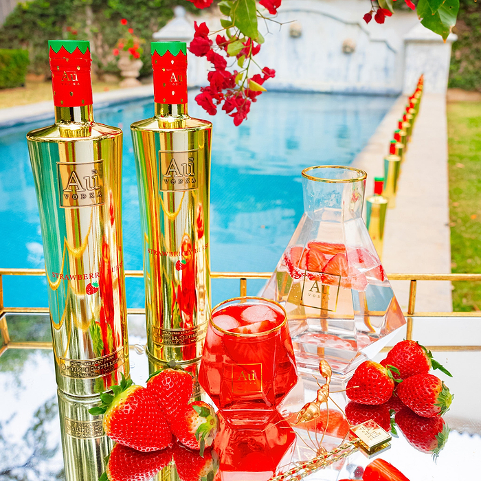 Au Vodka Strawberry Burst 750ml