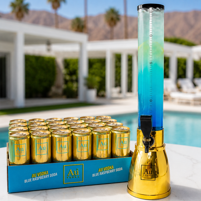 Au Vodka Beverage Tower & Cocktail Can - 24 Pack