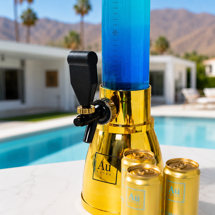 Au Vodka Beverage Tower & Cocktail Can - 24 Pack
