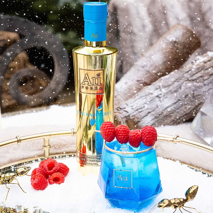Blue Raspberry Infussion Vodka Blue Raspberry Vodka 375ml - Au Vodka USA – Au Vodka USA