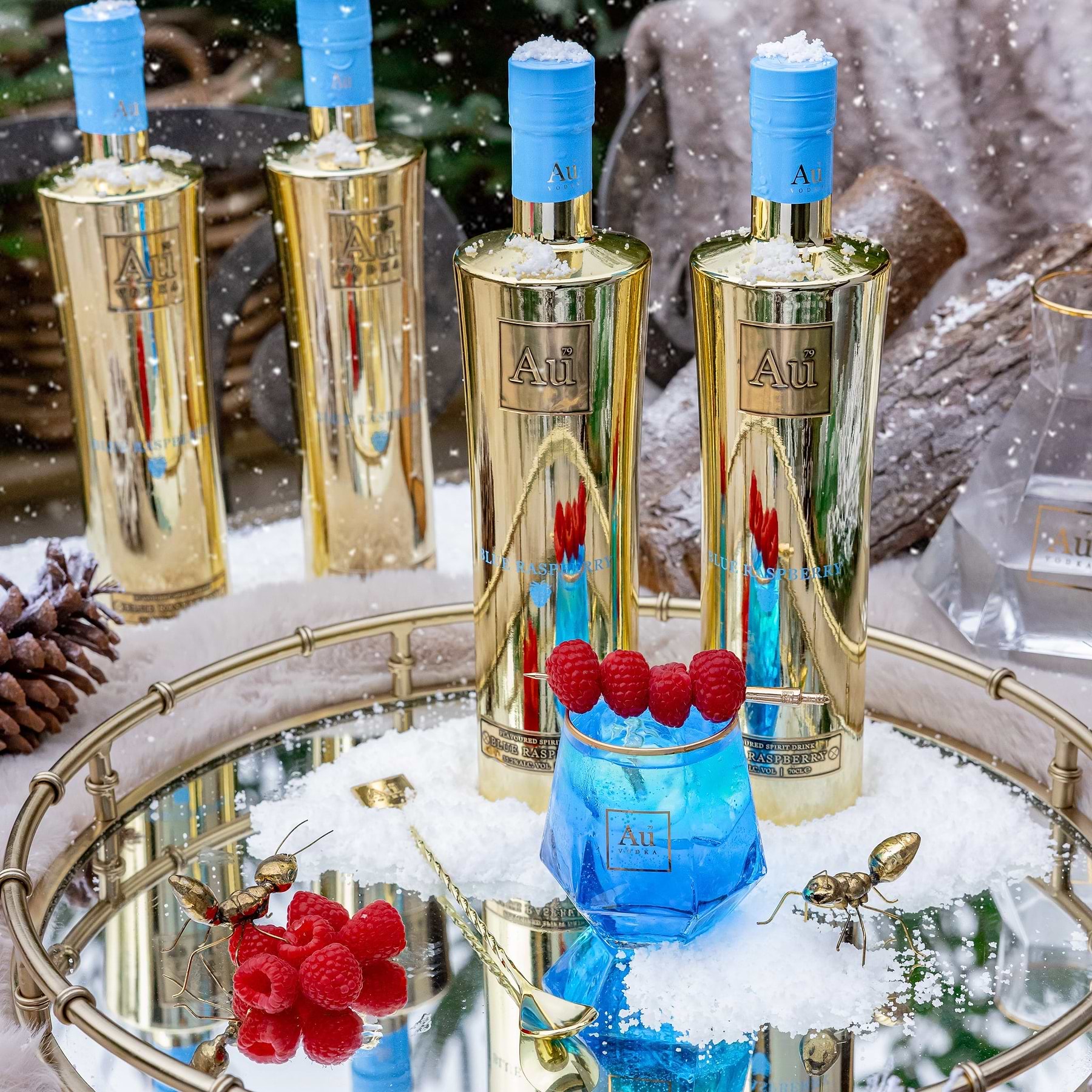 Blue Raspberry Infussion Vodka Blue Raspberry Vodka 750ml - Au Vodka USA – Au Vodka USA