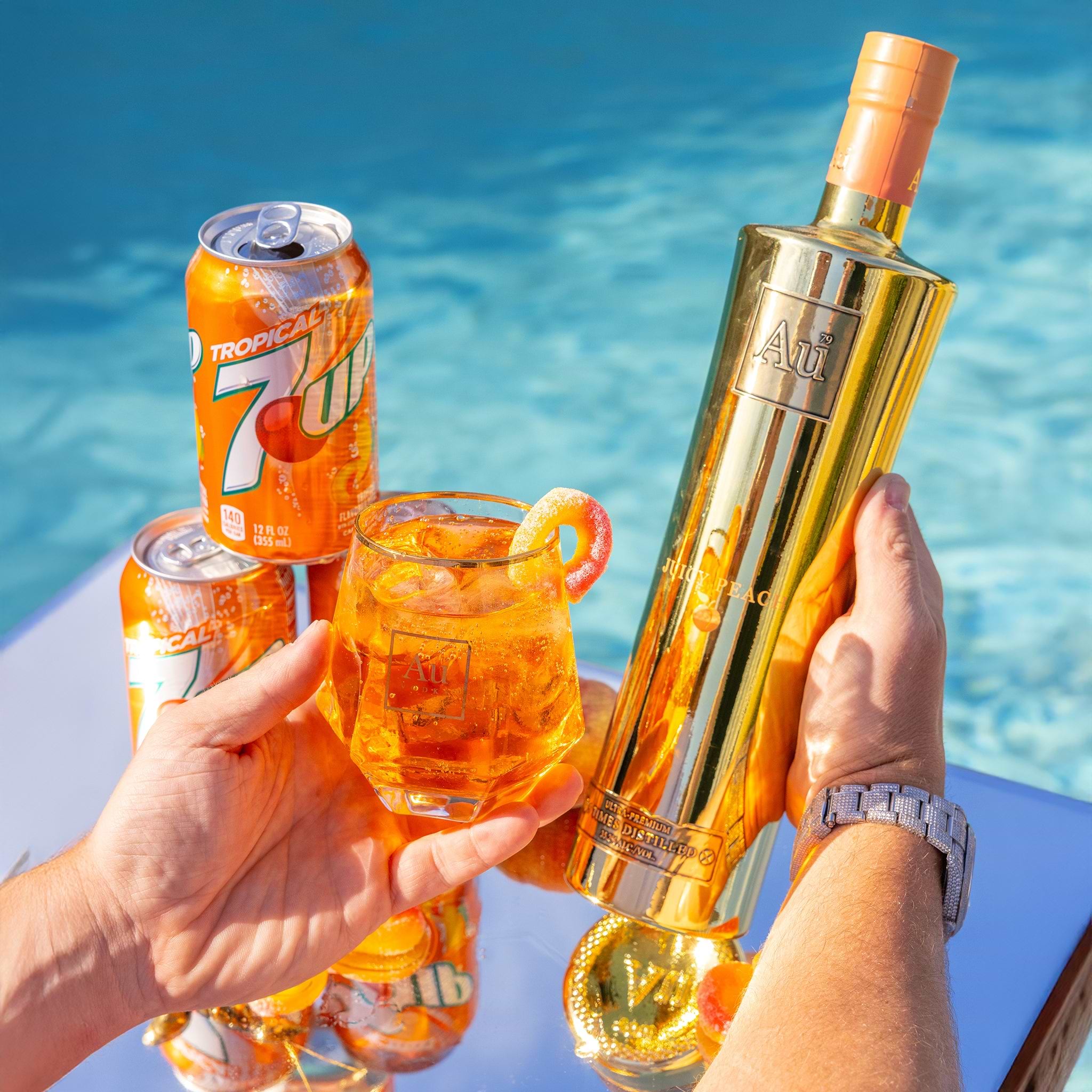Juicy Peach & DC Glass