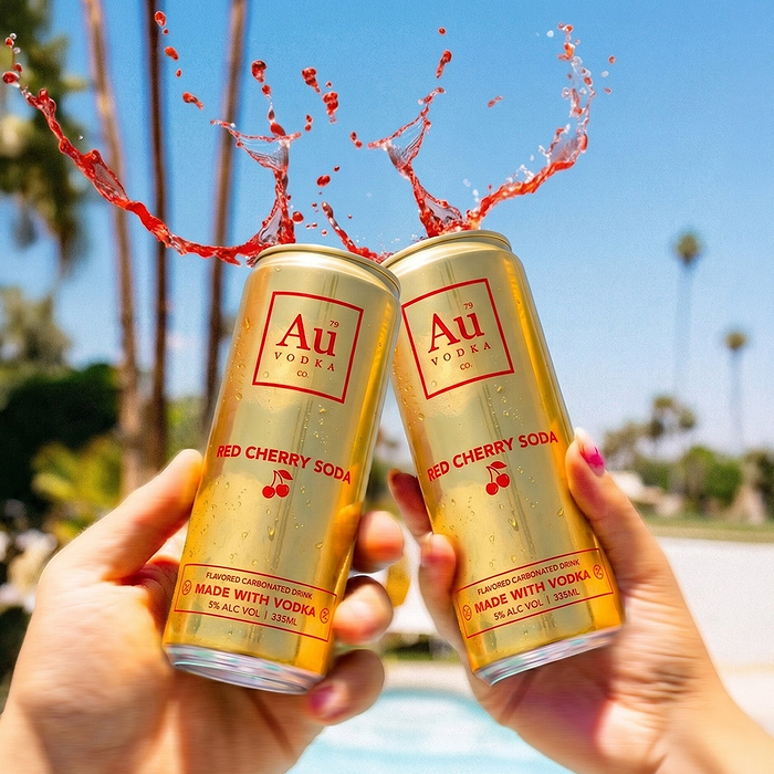 Au Vodka Red Cherry Cocktail Can - 24 Pack