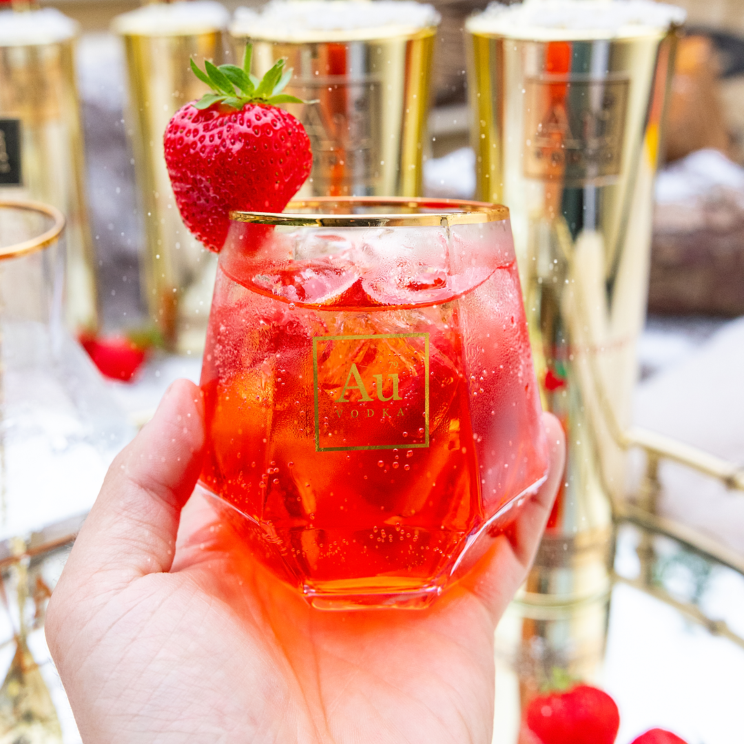 Diamond Cut Strawberry Burst