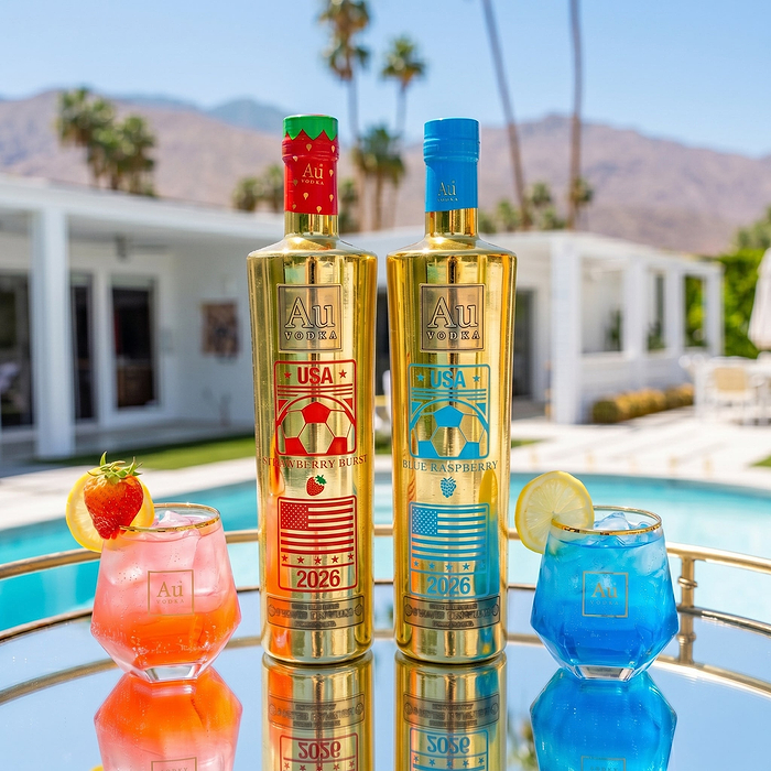 Au Vodka 750ml USA Soccer Edition