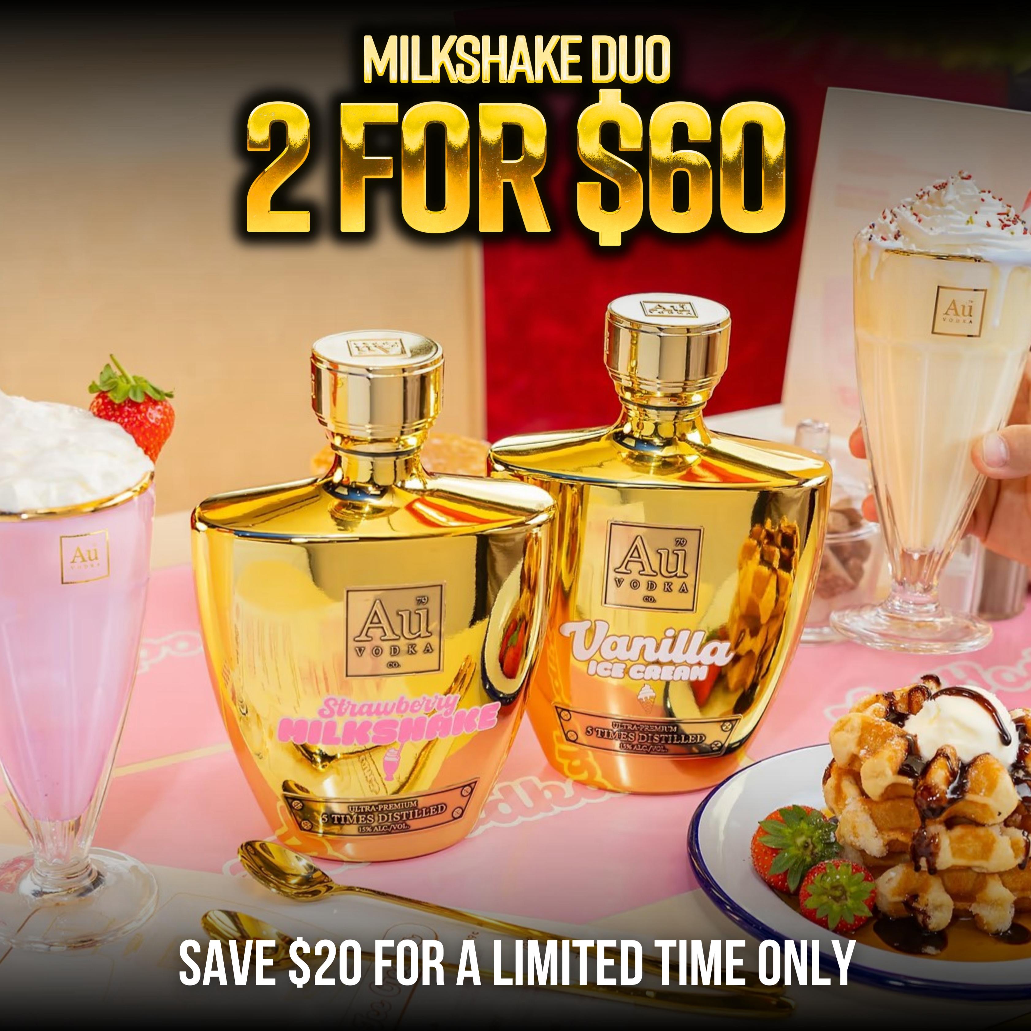 Au Vodka Milkshake Duo