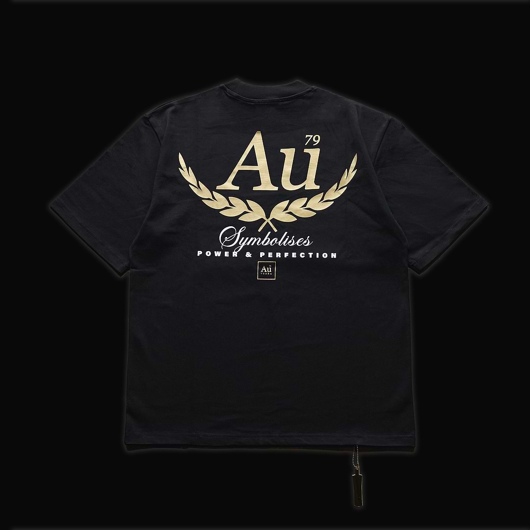 Au Signature T-Shirt -  Black