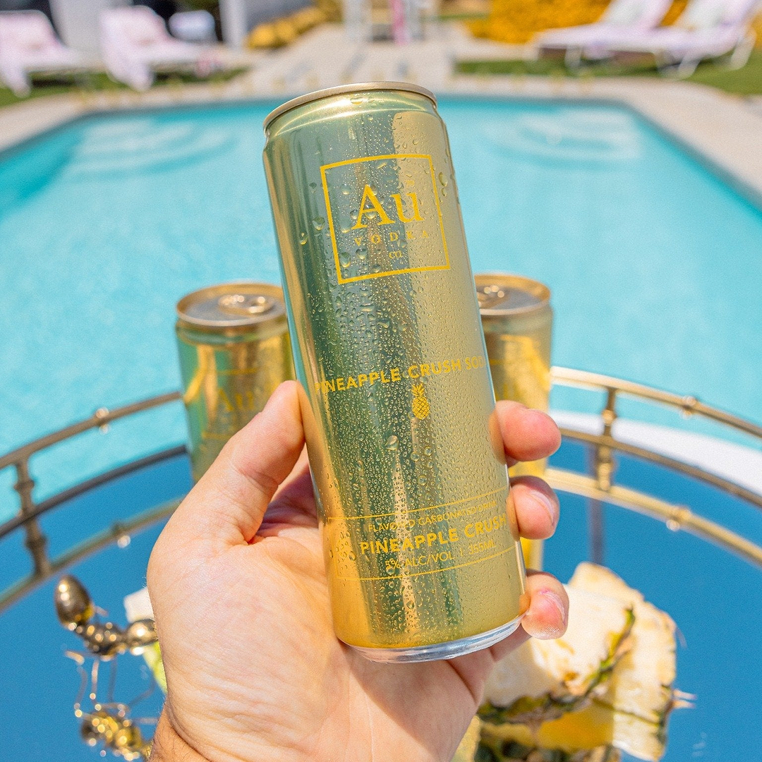 Au Vodka Pineapple Crush Pre-Mixed Cans