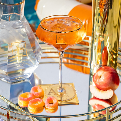 View Au Diamond Martini Glass