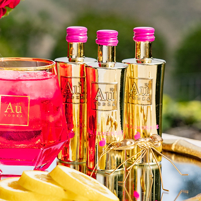 View Au Vodka Pink Lemonade Miniature