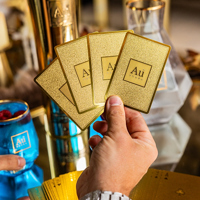 Au Gold Playing Cards