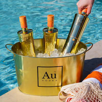 View Au Vodka Juicy Peach & FREE Ice Bucket Combo
