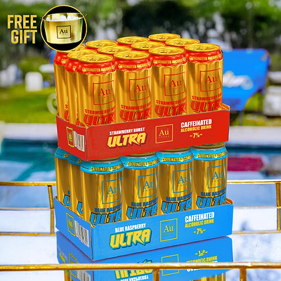 View Au Vodka Ultra Cans - Mixed 24 Pack