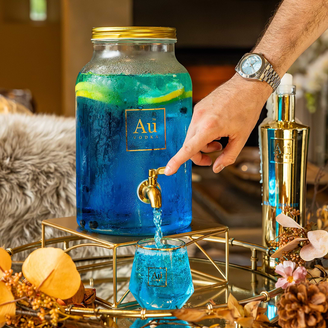 Au Vodka Glass Cocktail Dispenser