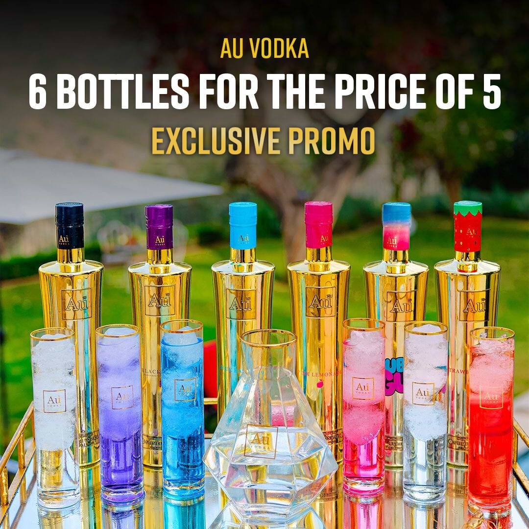 Au Vodka 6 Bottle Bundle Offer