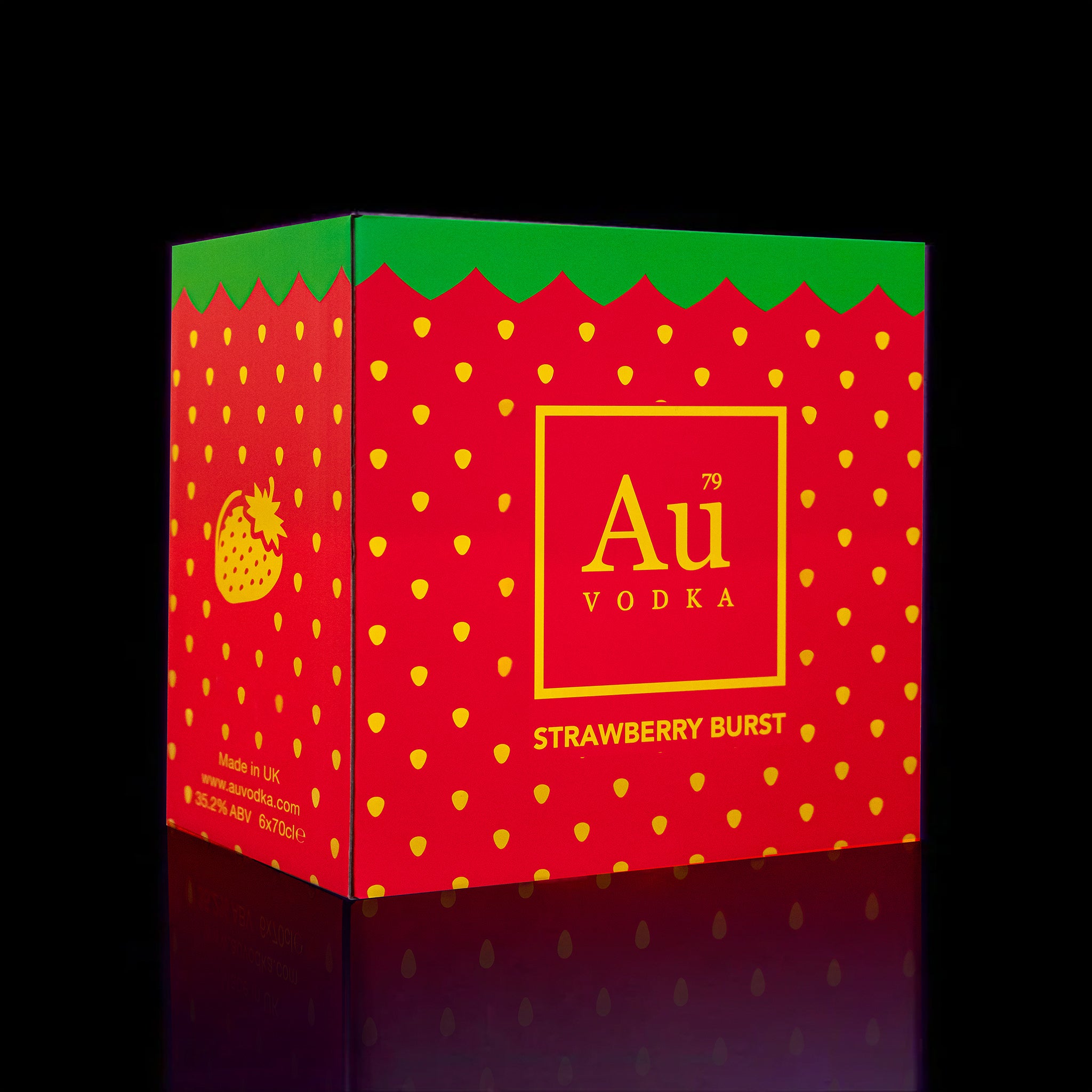 Au Vodka Strawberry Burst Case of 12