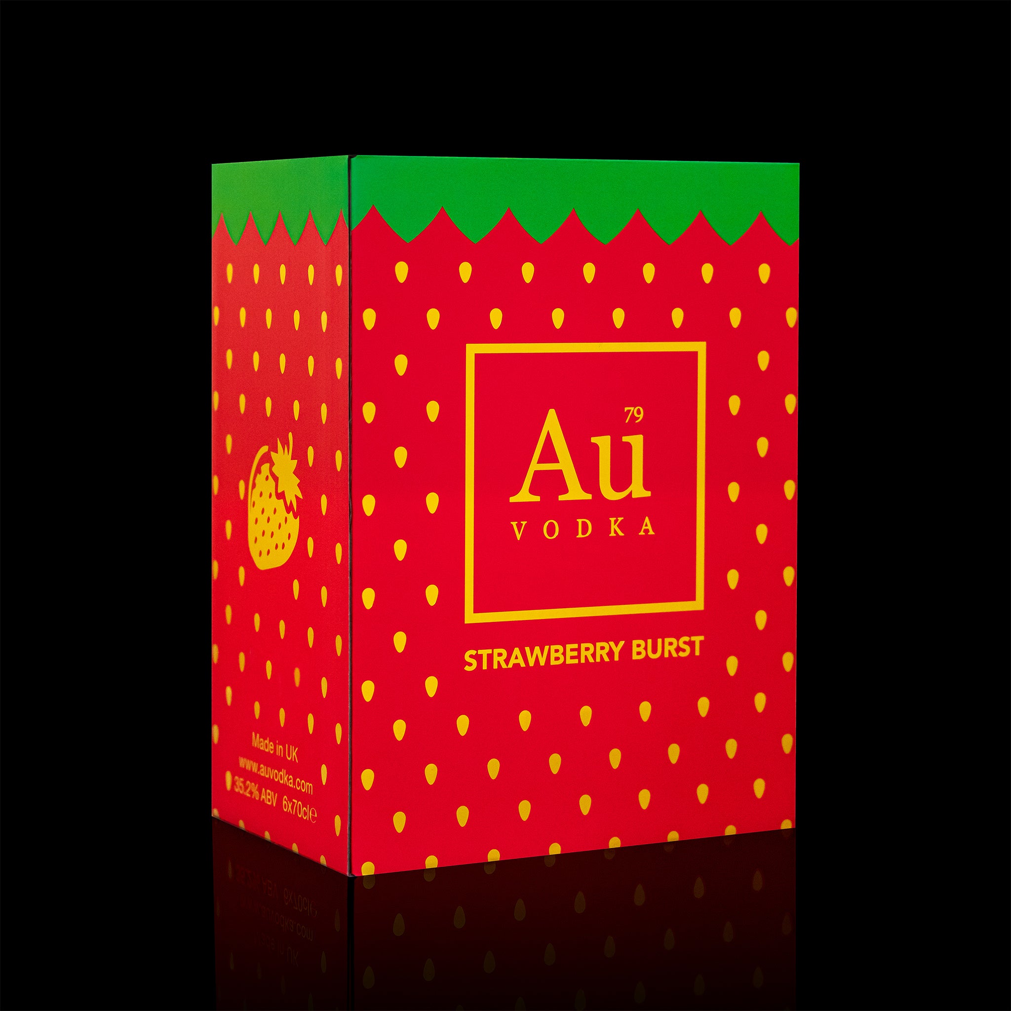 Au Vodka Strawberry Burst Case of 6