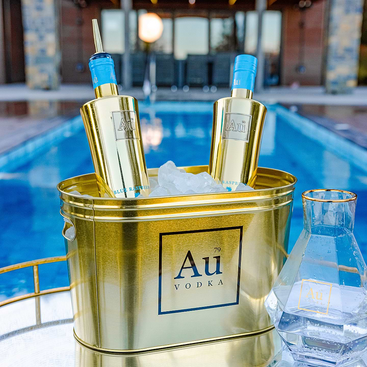 Au Gold Ice Bucket