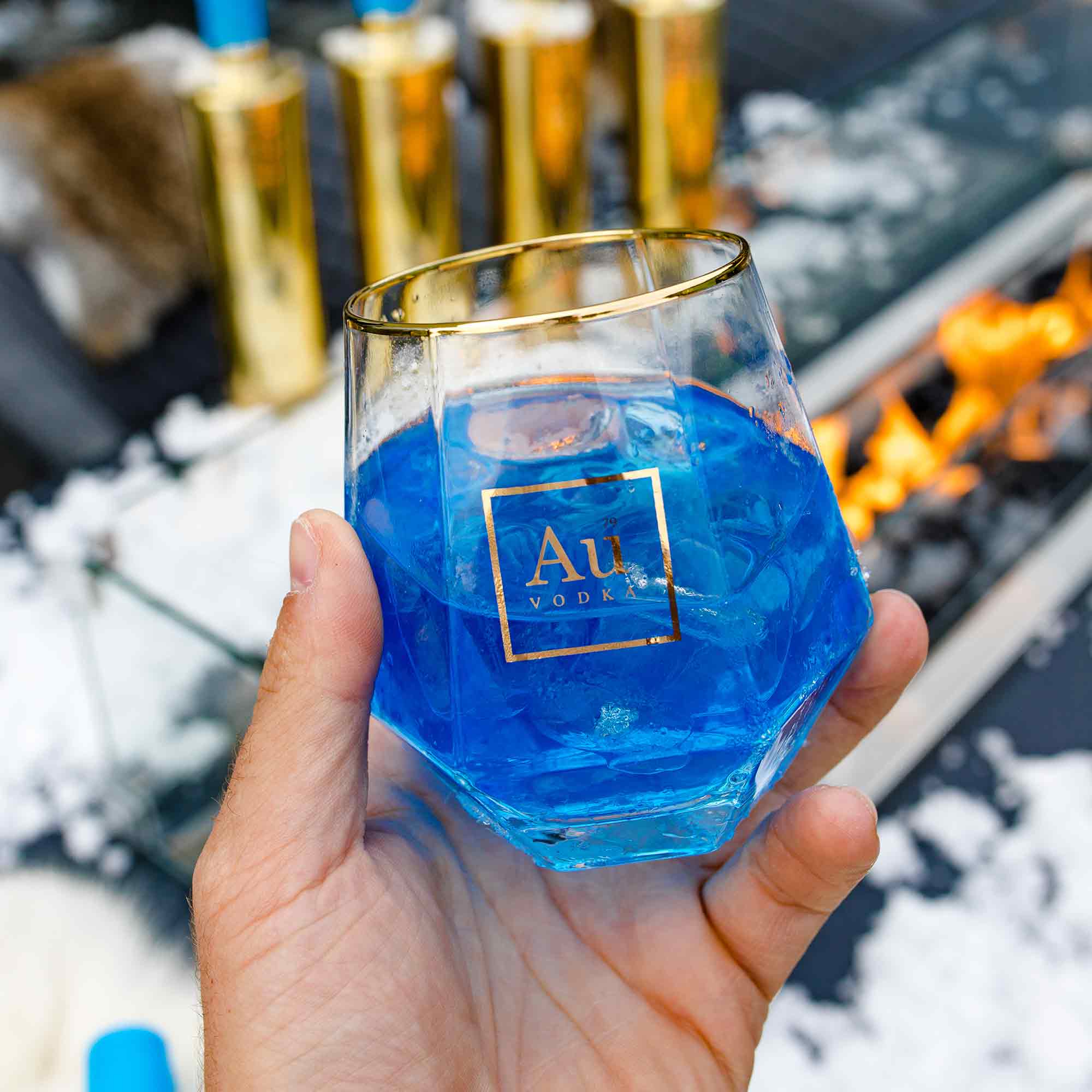 Au Vodka Blue Raspberry