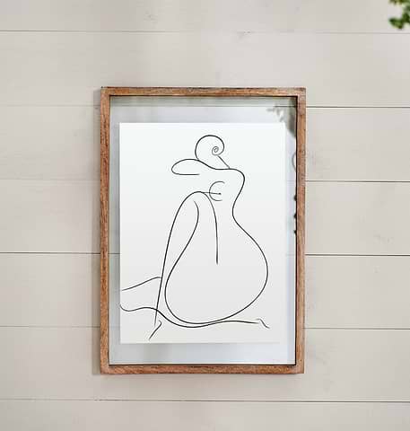 Original Line Drawing - Afternoon in the Park - Meg Abbott