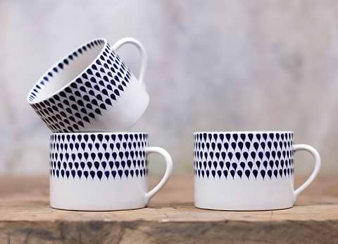 Indigo Drop Mug