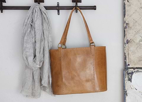 Savannah Leather Shopper