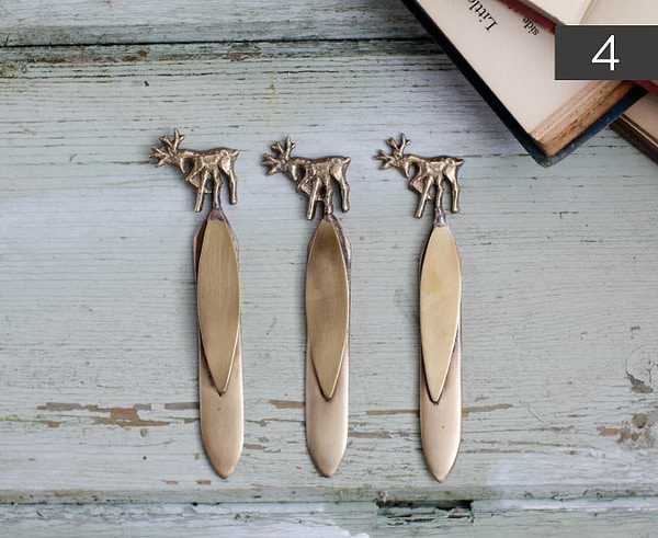 Brass Stag Bookmark