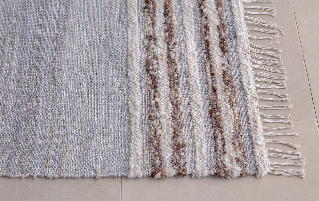Aadita Jute & Wool Rug - Grey