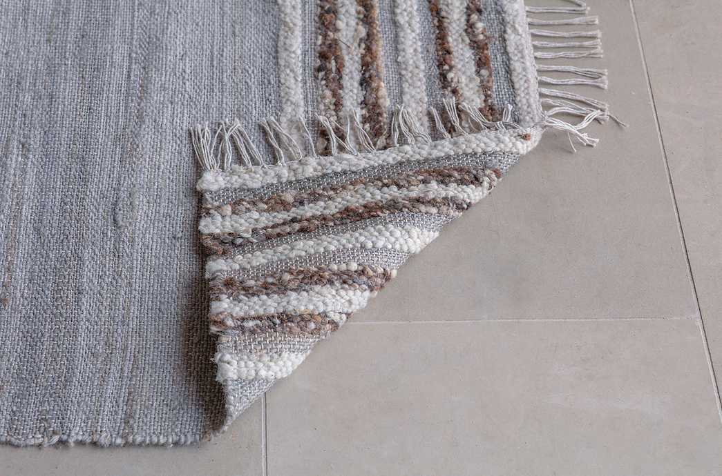 Aadita Jute & Wool Rug - Grey